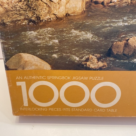 Vintage 80’s WHITE ARABIAN STALLION JIGSAW PUZZLE, SPRINGBOK, 1000 PIECES. - Picture 2 of 14